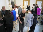 photo of participants in Emotional Wardrobe cluster workshop