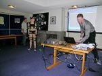 photo of workshop using sensors on the human body