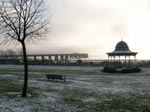 photo of Tay Rail bridge and bandstand on Magdelan Green 