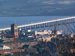 view of Dundee and the Tay road bridge